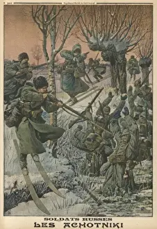 Russian Soldiers on Skis