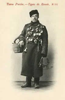 Handing Prints: Russian Street Lock Seller