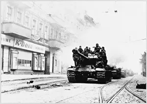 Russian Tanks in Berlin