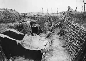 Russian trench