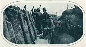 Images Dated 15th January 2016: Russian trenches on the French Front 1916