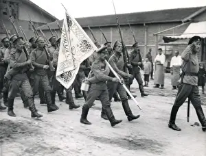 Russian troops landed at Salonika, WW1