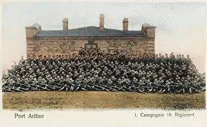 Liaoning Prints: Russian troops at Port Arthur