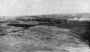 Images Dated 11th May 2017: Russian troops in retreat, Eastern Front, Russia, WW1