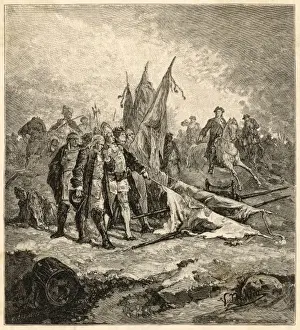 Standards Prints: Russian victory at Pultowa