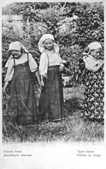 Russian village girls