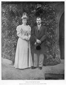 Nicholas Prints: Russias future Czar and Czarina