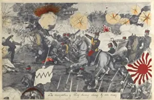 Charging Prints: Russo-Japanese War - Battle of Feng Huang Cheng