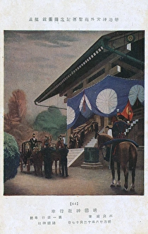 Images Dated 1st June 2016: The Russo-Japanese War - Commanders report to the Emperor