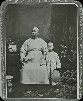 Russo-Japanese War - Mandarin with child