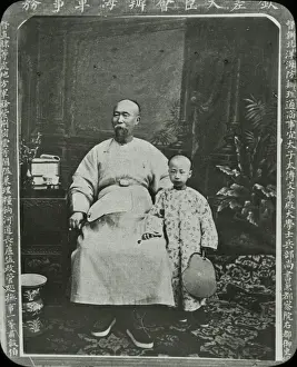 Mandarin Prints: Russo-Japanese War - Mandarin with child