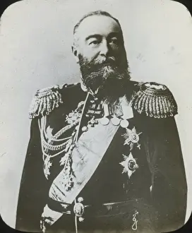 Russo Japanese Prints: Russo-Japanese War - Russian officier