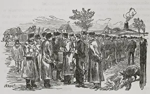 Beverage Prints: Russo-Turkish War (1877-1878). Distribution of