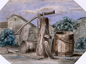 Images Dated 19th April 2018: RUSTIC PUMP