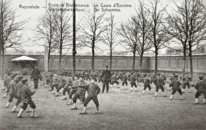 Engaged Prints: Ruysselede Reformatory, Belgium - Fencing practice