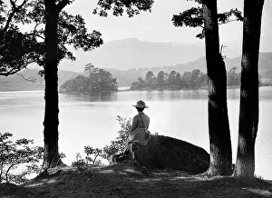 Rydal Prints: Rydal Water Lake District Edwardian period