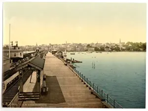 Ryde Prints: Ryde, from pier, Isle of Wight, England