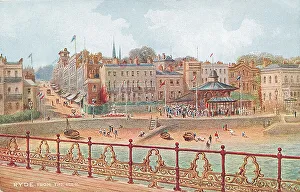 Quatremain Prints: Ryde from the pier Isle of Wight Landscape scene