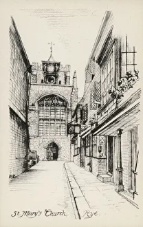 Images Dated 20th October 2020: Rye, East Sussex - St. Marys Church