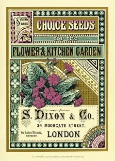 Dixon Collection: S Dixon & Co seed catalogue