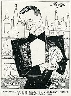 S. M. Jolly, cocktail barman at Ambassadors Club