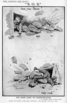 Mortars Prints: S. O. S. by Bairnsfather