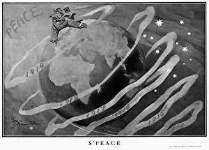 S Peace by Bruce Bairnsfather, WW1 cartoon