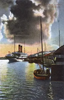 S. S. Fort Hamilton - moored in Bermuda