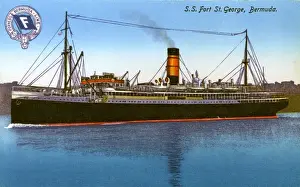 Furness Prints: S. S. Fort St. George, Bermuda