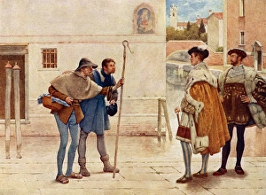 Scene from Shakespeares The Merchant of Venice