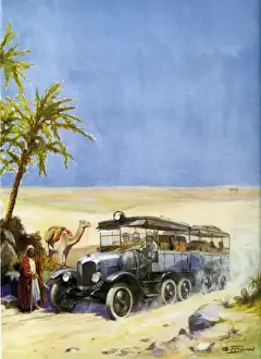 S Teerwood. 6-wheeled car & trailer