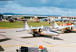 Osterreichische Prints: SAAB 105OE E Yellow