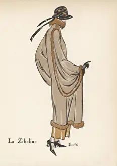 Voluminous Prints: Sable & Suede Coat 1922