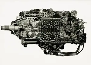 Sabre VA 24 cylinder engine