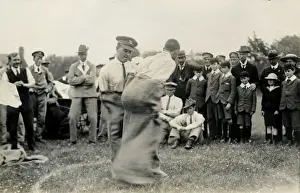 Hannah Prints: Sack Bumping Race, Birchington Sports Day