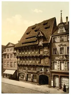 Braunschweig Prints: The Sack House, Brunswick (i. e. Braunschweig), Germany
