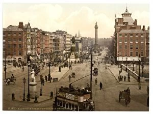 Images Dated 8th May 2012: Sackville Street and O Connell Bridge, Dublin. County Dublin