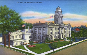 Images Dated 3rd August 2017: Sacramento, California, USA - City Hall