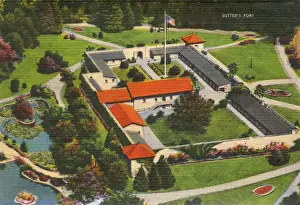Sacramento, California, USA - Back Cover - Sutters Fort