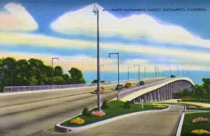 Sacramento, California, USA - North Sacramento Viaduct