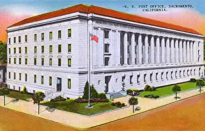 Sacramento Prints: Sacramento, California, USA - Post Office Building