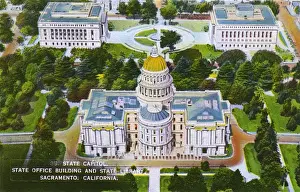 Sacramento, California, USA - State Capitol Buildings