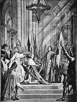 Images Dated 14th September 2011: Sacre of Charles VII