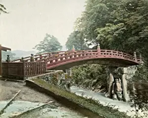 Nikko Prints: Sacred Bridge, Nikko, Japan