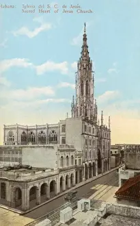 Havana Prints: Sacred Heart of Jesus Church, Havana, Cuba