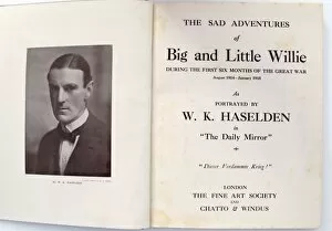 Images Dated 7th February 2013: The Sad Experiences of Big and Little Willie. - WWI