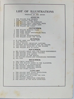 Images Dated 7th February 2013: The Sad Experiences of Big and Little Willie. - WWI