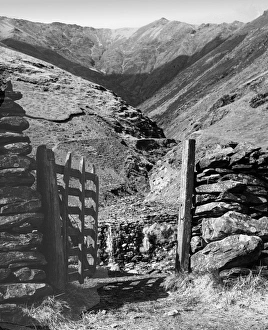 Footpath Gallery: Saddleback - Blencathra mountain - Gategill, Keswick, Lake D