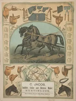 Calendar Prints: Saddler and Harness Maker