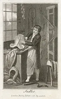 1808 Prints: Saddler at Work C. 1800
